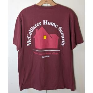 Home Alone Red Graphic T-Shirt Large